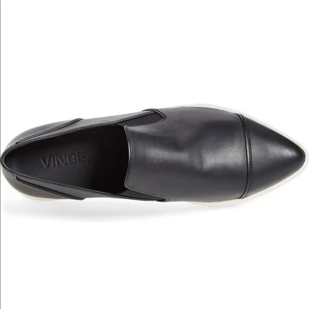 Vince Paerye Black Slip On Sneakers